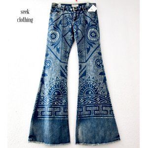 NWT! Free People 30 Discharge Bali Jeans